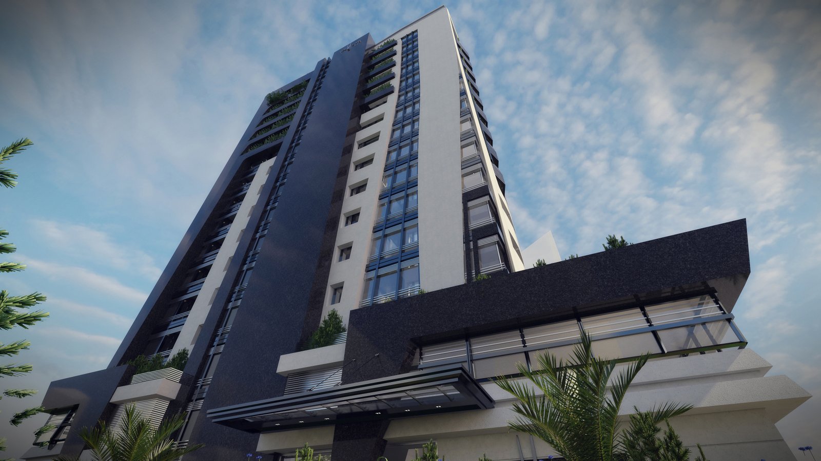 Iconic High-Rise Tower Architecture