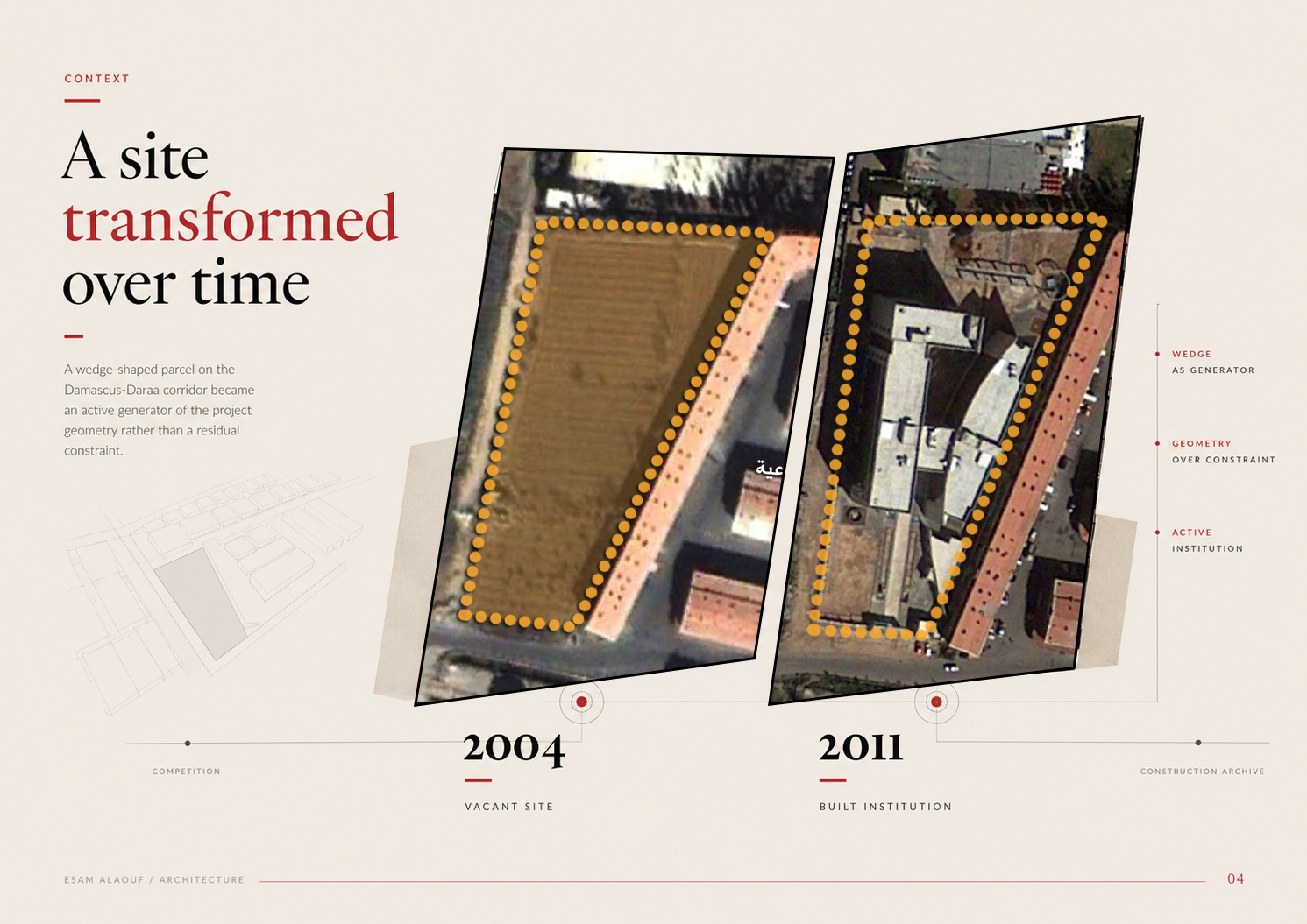 Site Transformation 2004 - 2011